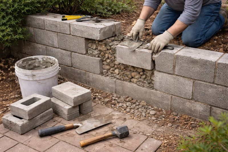 Block Wall Repair in Grayson, GA