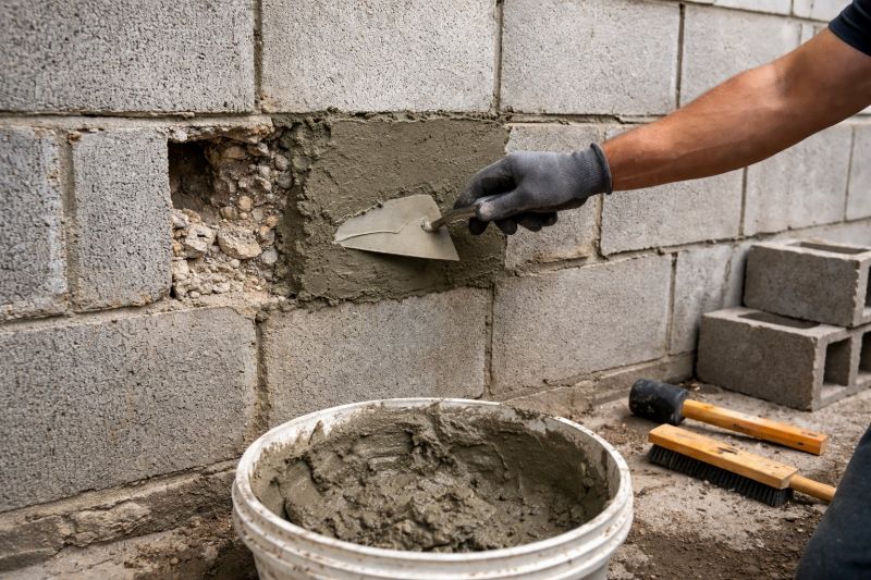 Block Wall Repair in Monroe, GA