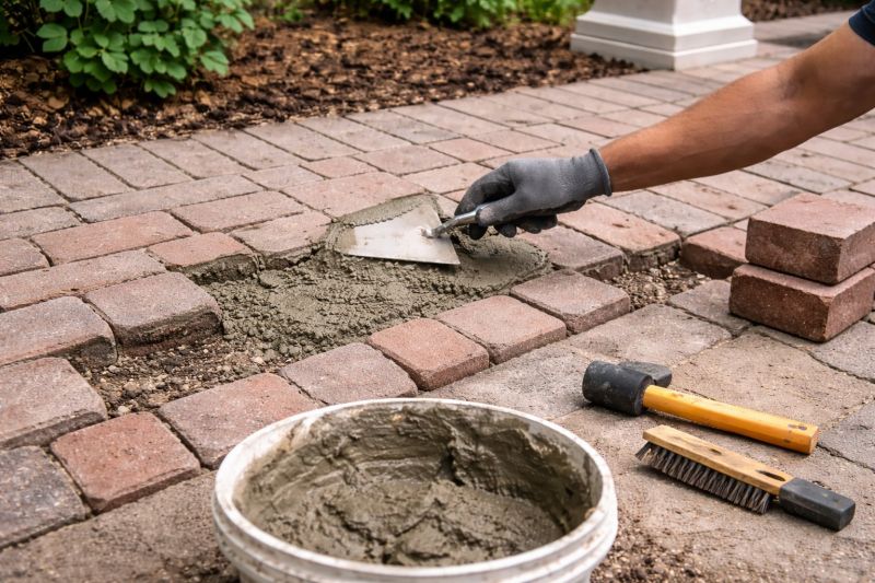 Brick Flatwork Repair in Dacula, GA