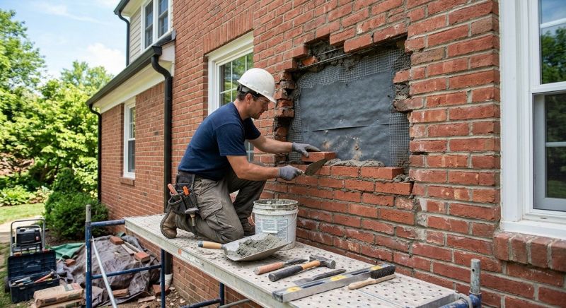 Brick Flatwork Repair in Dekalb County, GA