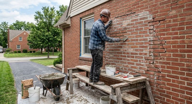 Brick Flatwork Repair in Ellenwood, GA