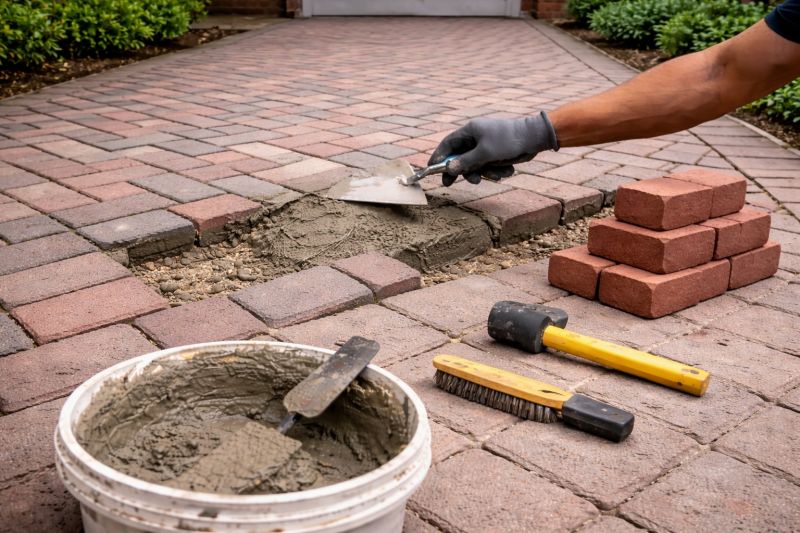 Brick Flatwork Repair in Lithonia, GA
