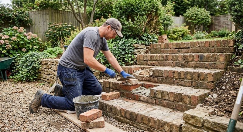 Brick Stairs Repair in Tucker, GA