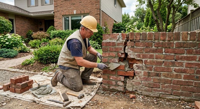 Brick Wall Repair in Braselton, GA
