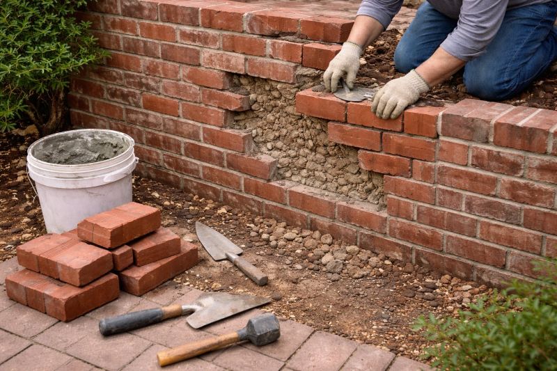Brick Wall Repair in Dacula, GA