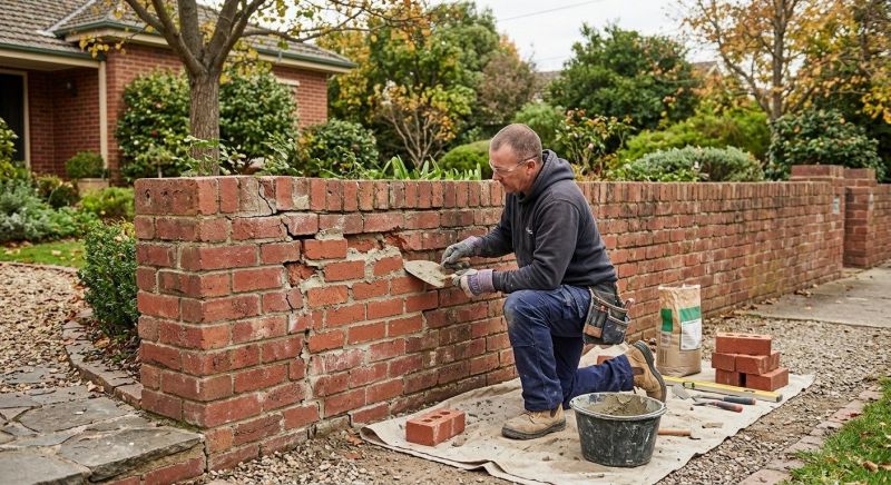 Brick Wall Repair in Hoschton, GA