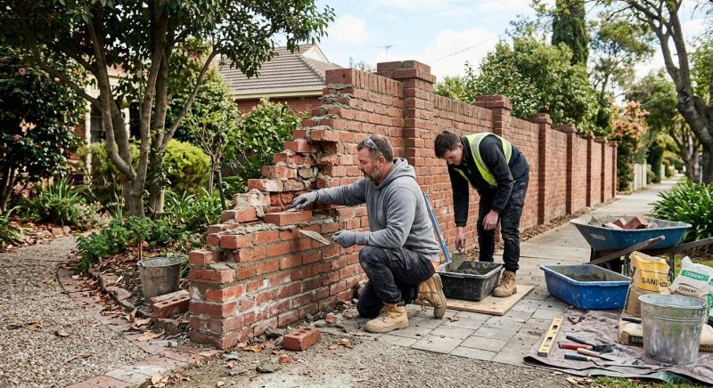 Brick Wall Repair in Gwinnett County, GA
