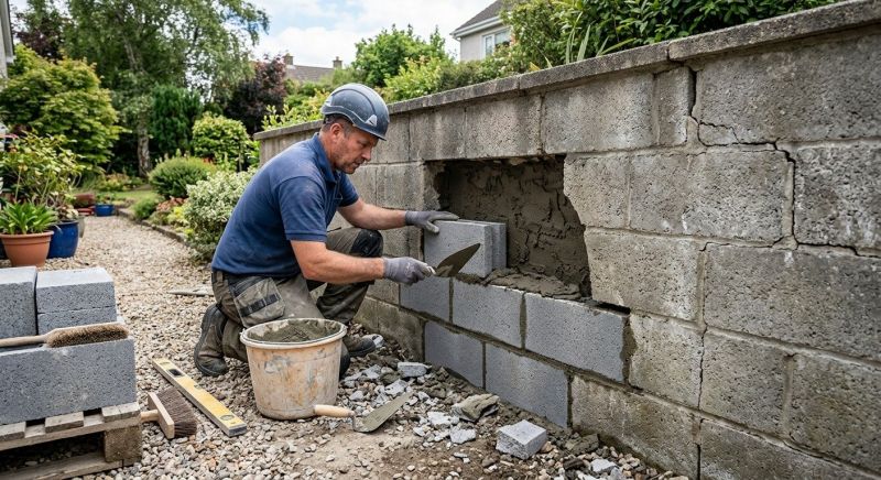 Concrete Block Repair in Braselton, GA