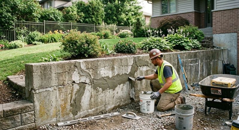 Retaining Wall Repair in Auburn, GA