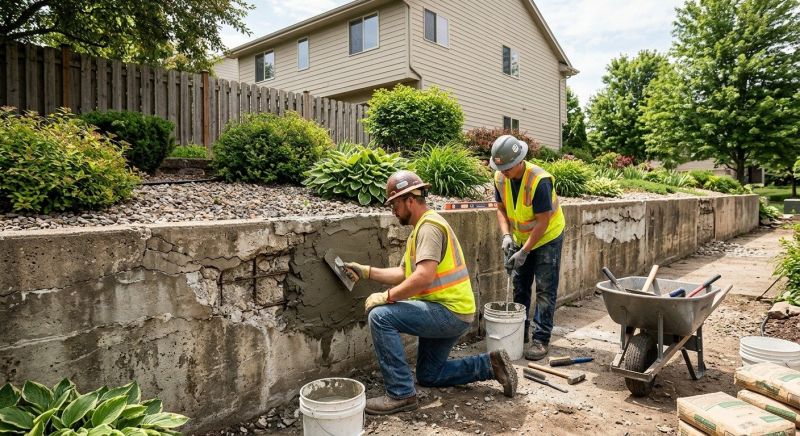 Retaining Wall Repair in Ellenwood, GA