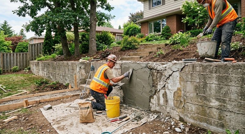 Retaining Wall Repair in Gwinnett County, GA