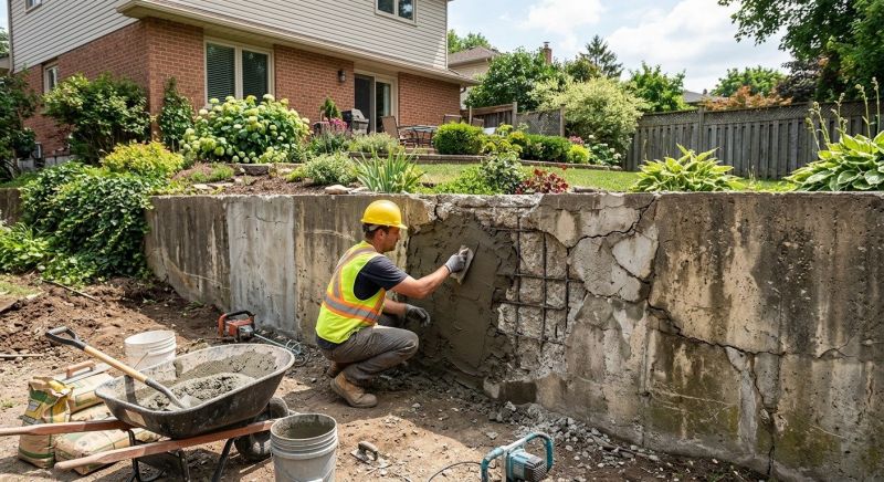 Retaining Wall Repair in Roswell, GA