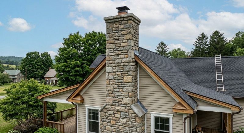 Stone Chimney Installation in Braselton, GA