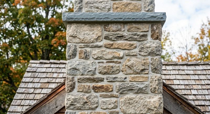 Stone Chimney Installation in Cumming, GA
