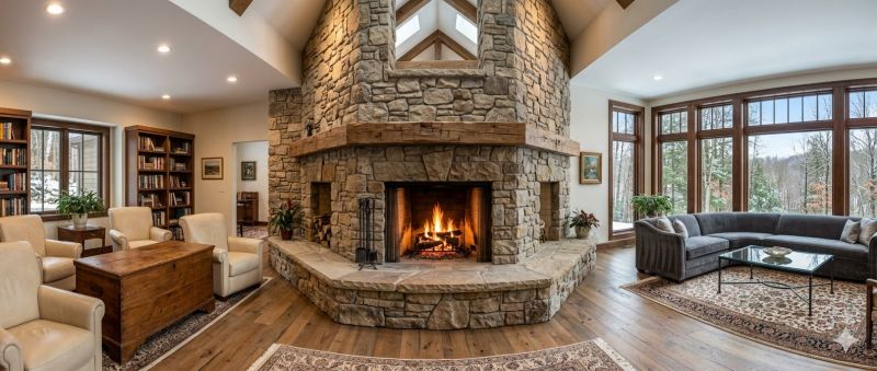 Stone Chimney Installation in Cumming, GA