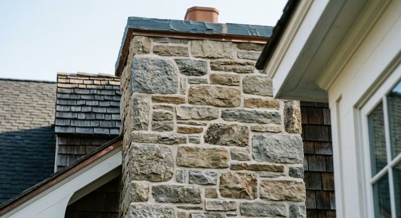 Stone Chimney Installation in Winder, GA