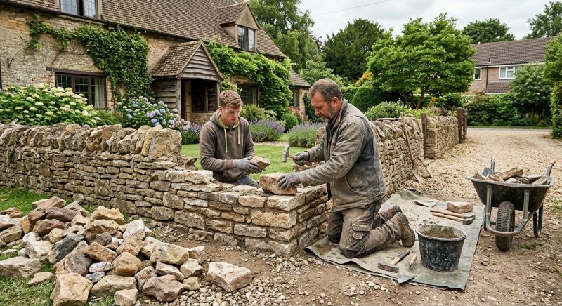 Stone Wall Repair in Norcross, GA