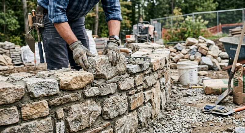 Stonework Installation in Cobb County, GA